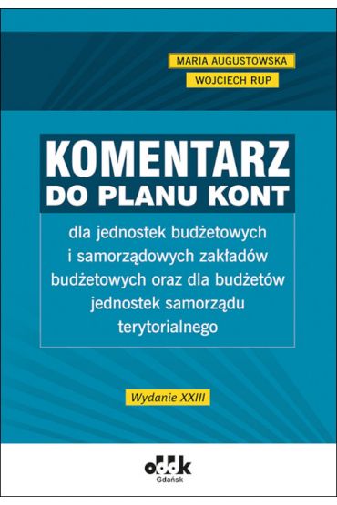 Komentarz do planu kont