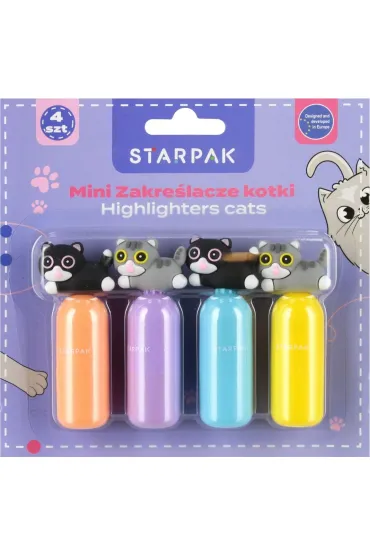 Zakre�lacz mini 4 kolory Kotki STARPAK 563030