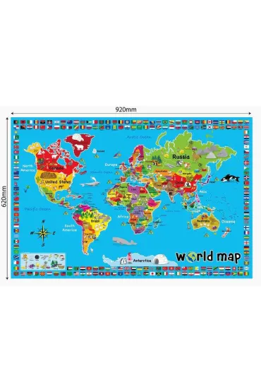 Mata - Mapa �wiata (K500.3287R) * Russell