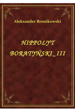 eBook Hippolyt Boratyski III epub