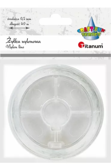 Hasta �y�ka nylonowa przezroczysta 0,5 mm, 40 m