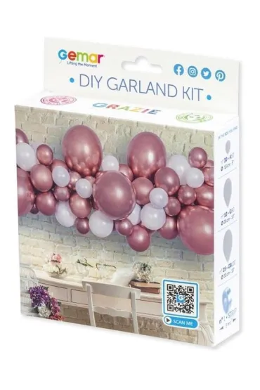 Gemar Girlanda balonowa DIY 65 szt.
