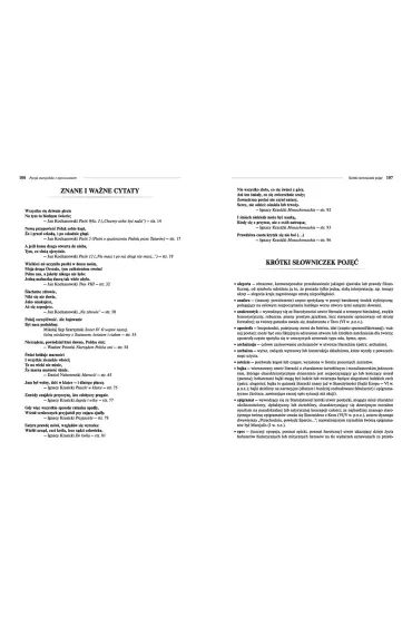 Poezja staropolska z opracowaniem, czyli co poeta mia� na my�li? (Bogurodzica, Treny, �ona modna i inne wiersze) - Daniel Naborowski, Ignacy Krasicki, Jan Andrzej Morsztyn, Jan Kochanowski, Miko�aj S�p Szarzy�ski, Wac�aw Potocki