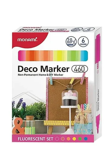 Astra Markery dekoracyjne fluorescencyjne Deco Marker 6 szt.