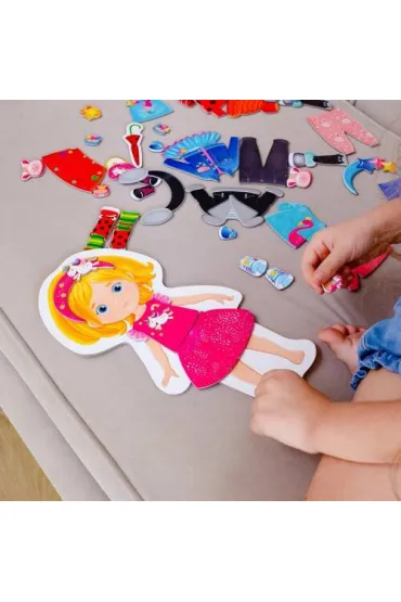 Puzzle Magnetyczna Ubieranka. Nikole Little Fashion Girl Roter Kafer