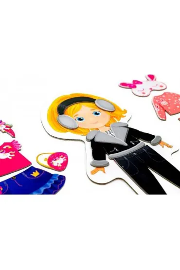 Puzzle Magnetyczna Ubieranka. Nikole Little Fashion Girl Roter Kafer
