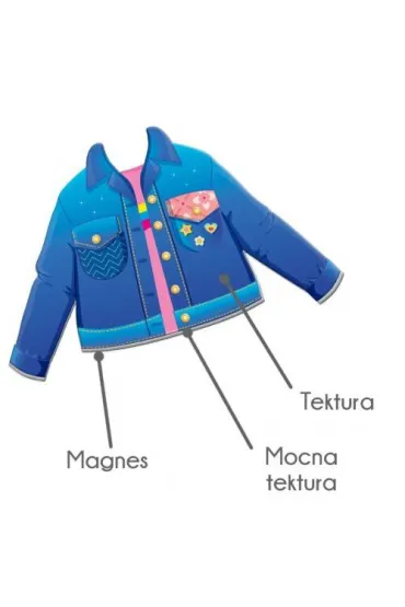 Puzzle Magnetyczna Ubieranka. Nikole Little Fashion Girl Roter Kafer