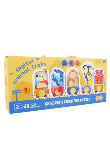 Puzzle dla dzieci edukacyjne poci�g Pro Kids