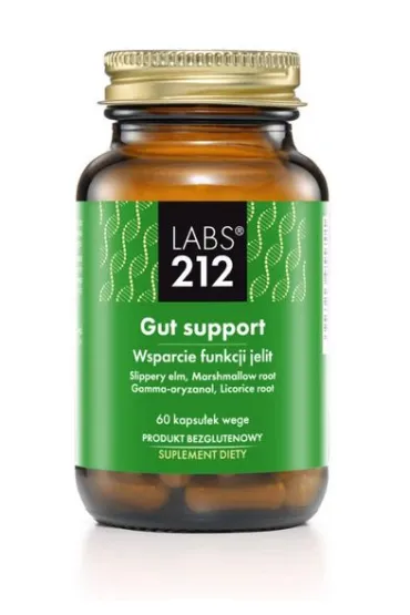 Labs212 Gut Support - Wsparcie jelit Suplement diety 60 kaps.