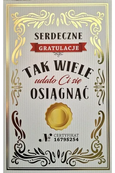 Yeku Karnet Serdeczne Gratulacje