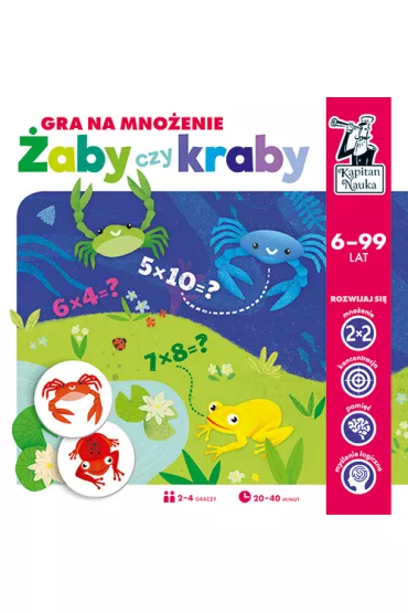 Kapitan Nauka. aby czy kraby? Gra na mnoenie Edgard