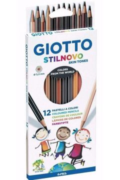 Giotto Kredki Stilnovo Skin Tones 12 kolorw