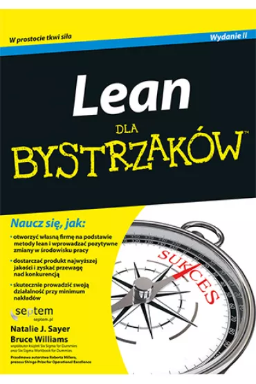 Lean dla bystrzak�w - Bruce Williams, Natalie J Sayer