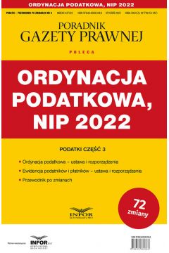 Ordynacja podatkowa  NIP 2022