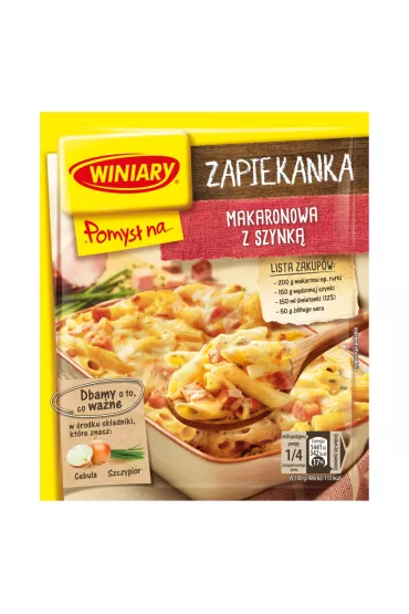 Winiary Pomys� na... Zapiekanka makaronowa z szynk� 35 g