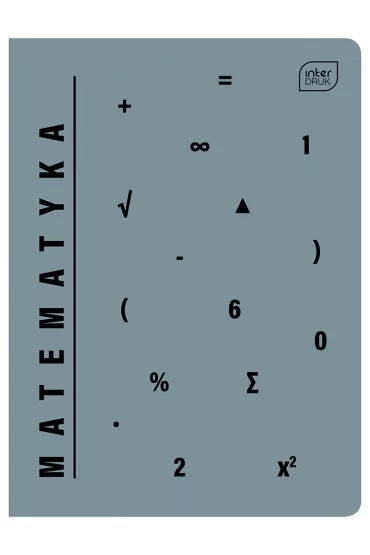 Interdruk N-Zeszyt A5 UV Matematyka kratka 60 kartek