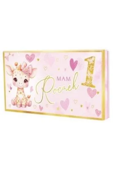 Pude�ko prezentowe Roczek, r�owe (22,5x12x3cm)
