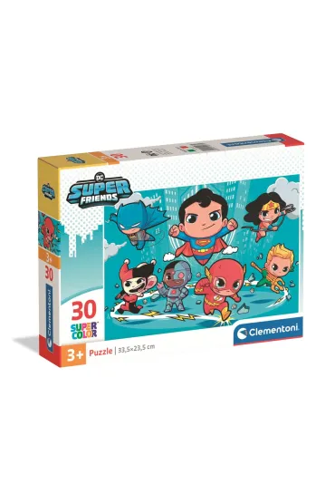 Puzzle 30 el. SuperColor. DC Comics Superfriends Clementoni