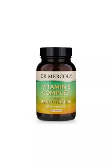 Dr. Mercola Vitamin B Complex Suplement diety 60 kaps.