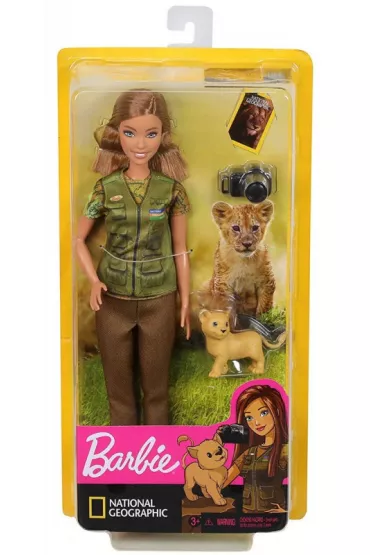 Lalka Barbie. National Geographic - Fotoreporterka Mattel