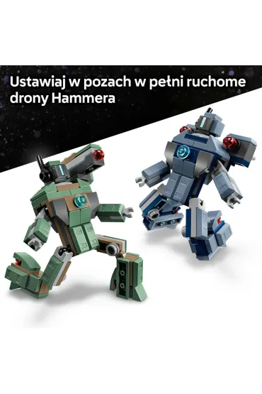 LEGO Marvel Iron Man i War Machine kontra drony Hammera 76320
