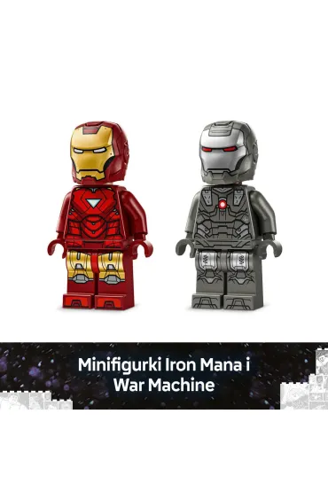 LEGO Marvel Iron Man i War Machine kontra drony Hammera 76320