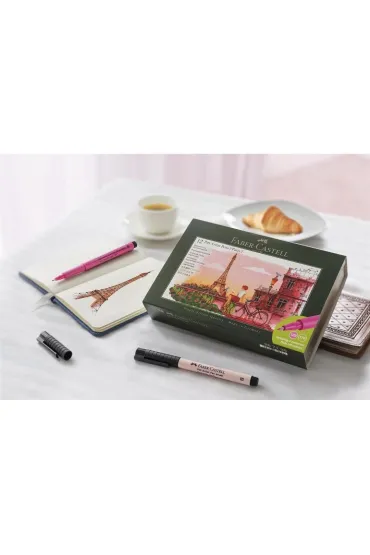 Pisaki Pitt Artist Pen Paris 12 szt FABER CASTELL