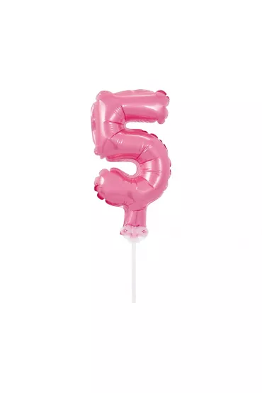 Godan Balon foliowy na patyczku BC-5RO5 Cyfra 5