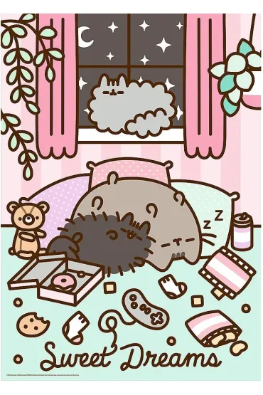 Puzzle 1000 el. Pusheen Trefl