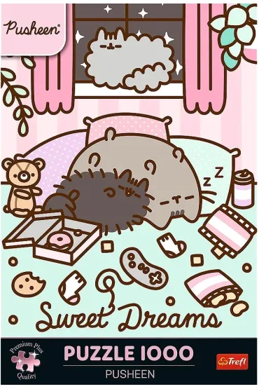 Puzzle 1000 el. Pusheen Trefl