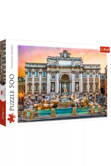 Puzzle 500 el. Fontanna di Trevi, Rzym Trefl