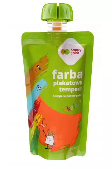 Happy Color Farba plakatowa tempera pomara�czowy 100 ml