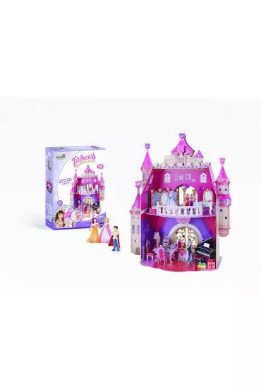 Puzzle 3D 95 el. Princess Birthday Party Cubic Fun