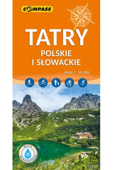Tatry polskie i s�owackie mapa laminowana skala 1 : 50 000