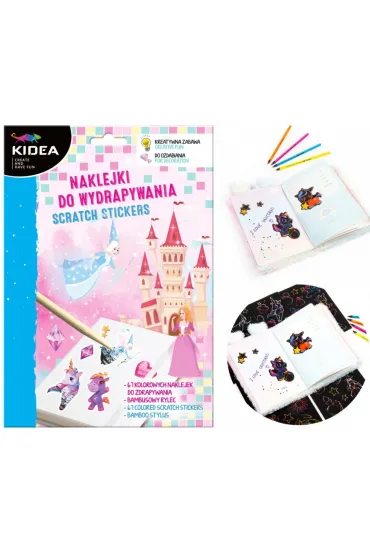 Derform Naklejki do wydrapywania Magiczny �wiat