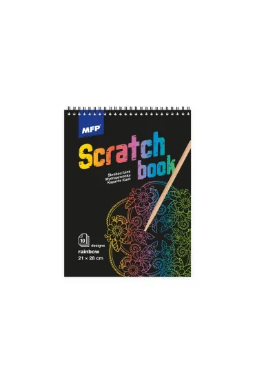 MFP Wydrapywanka t�czowa 21x28 cm, 10 arkuszy
