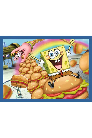 Puzzle 4w1 - Podwodne �ycie SpongeBoba (35+48+54+70 el.) Trefl