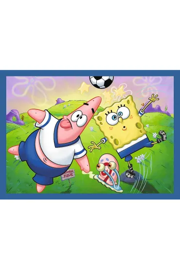 Puzzle 4w1 - Podwodne �ycie SpongeBoba (35+48+54+70 el.) Trefl