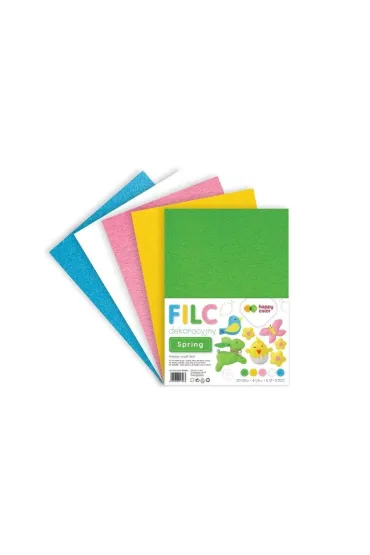 Happy Color Filc dekoracyjny Spring 5 szt.