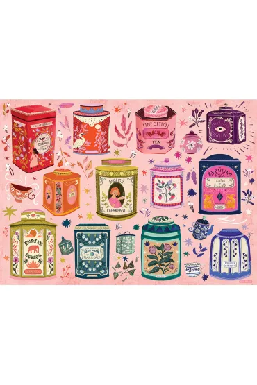 Puzzle 1000 Puszki na herbat� 113752 Cobble Hill