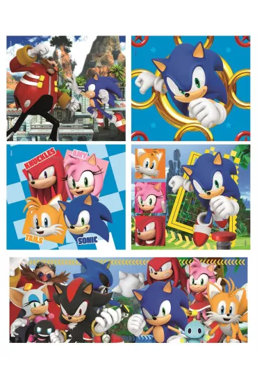 Puzzle 10w1 SuperColor. Sonic Clementoni