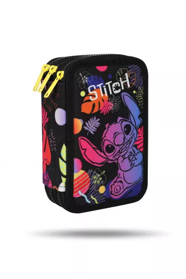 CoolPack Pi�rnik potr�jny z wyposa�eniem Jumper 3 Stitch Black