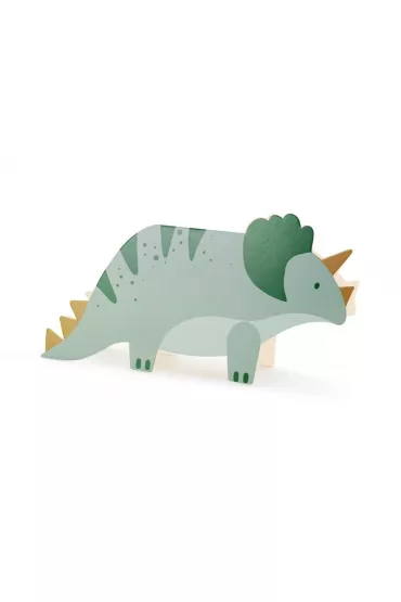 PartyDeco Zaproszenia Triceratops 6 szt