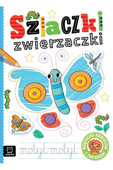 Szlaczki zwierzaczki. Edukacyjna ksi��eczka z naklejkami - Anna Podg�rska