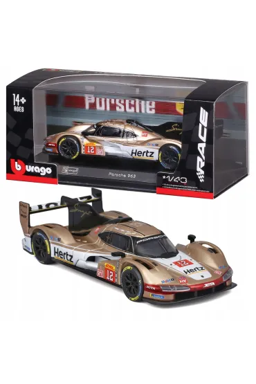 Bburago Model 1:43 Race Porsche 963 12 Hertz Jota