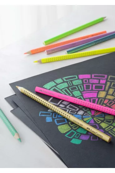 Faber-Castell Kredka grip metallic zielona