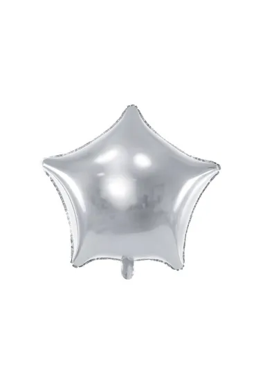 PartyDeco Balon foliowy Gwiazdka 70cm srebrny
