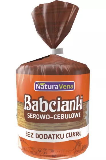 NaturaVena Babcianki serowo-cebulowe bez dodatku cukru 110 g