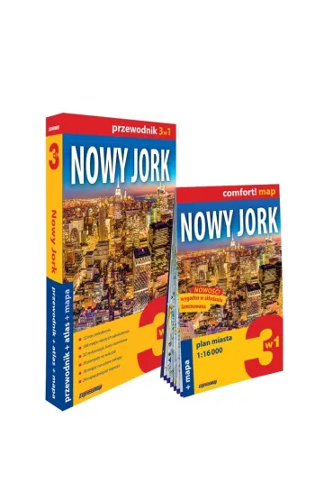 Nowy Jork zestaw przewodnikowy 3w1 2024 - Katarzyna Byrtek