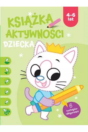 Ksi��ka aktywno�ci dziecka 4-6 lat. Zielona